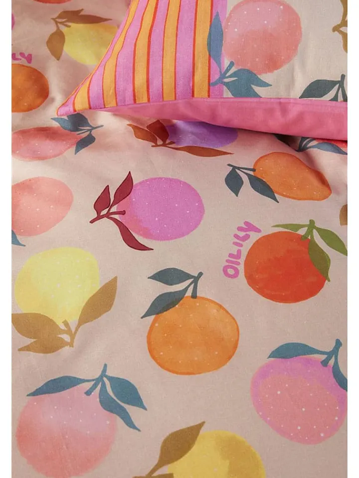 Oilily Kindermöbel|Bettwäsche & Bettwaren<Bettwäsche-Set "Vitamin" in Creme/ Bunt