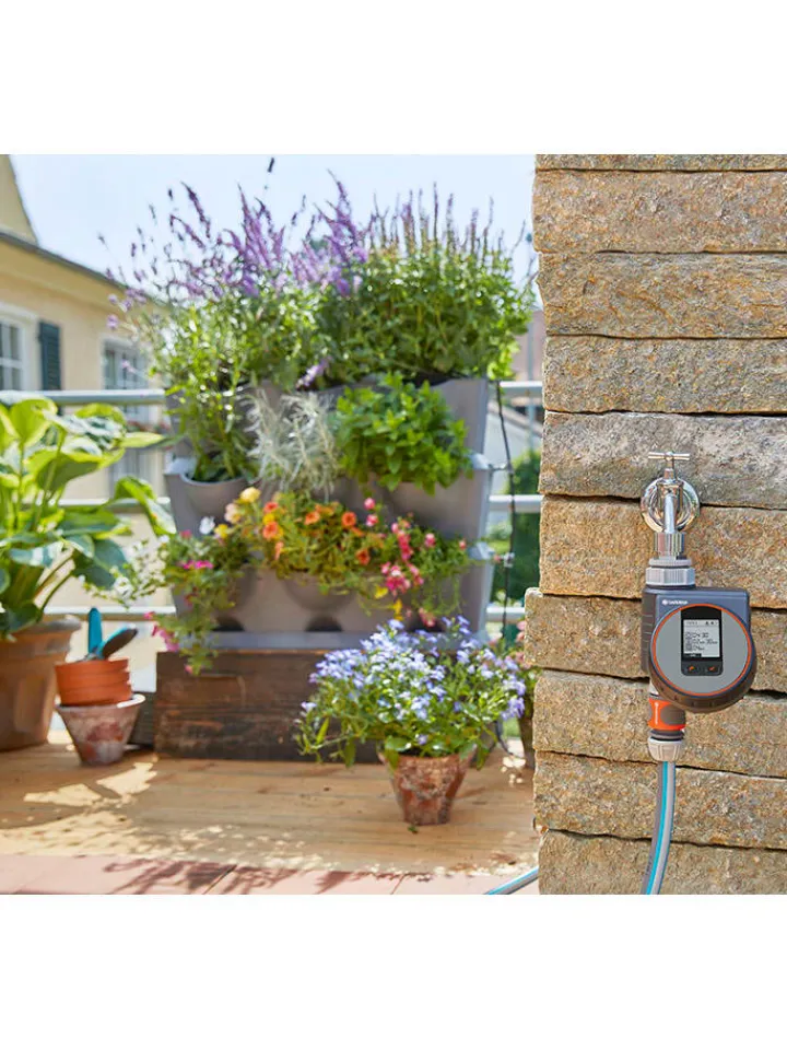 Gardena Gartendekoration<Bewässerungssteuerung "Flex" in Schwarz