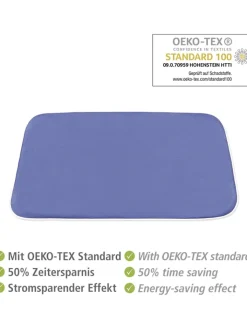 Wenko Putz- & Waschutensilien<Bügeldecke "Steam" in Blau - (B)65 x (H)100 cm