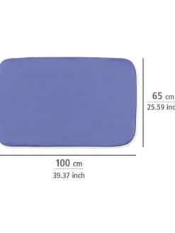Wenko Putz- & Waschutensilien<Bügeldecke "Steam" in Blau - (B)65 x (H)100 cm
