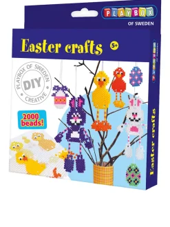 Playbox Kreativbedarf & Do-It-Yourself<Bügelperlenset "Ostern" - ab 5 Jahren
