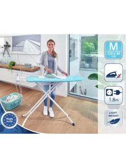 Leifheit Klima & Haushalt|Bügeleisen<Bügeltisch "Air Board M Compact Plus" in Türkis/ Weiß