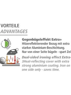 Wenko Weitere Haushaltshelfer<Bügeltischbezug in Silber - (L)140 x (B)48 cm