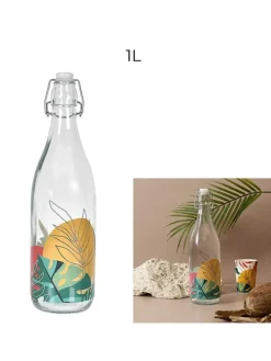 Garden Spirit Aufbewahren & Servieren<Bügelverschlussflasche ''Paradis Exotique'' in Bunt - 1 l