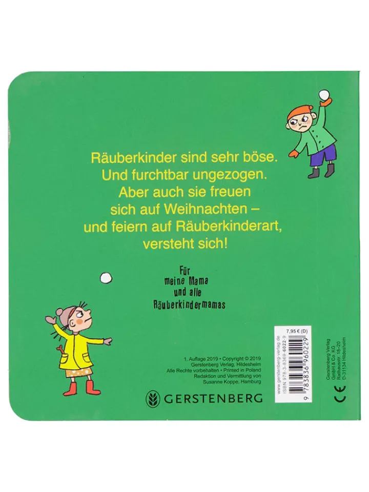 Gerstenberg Verlag Bücher<Bilderbuch "Räuberkinder feiern Weihnachten"