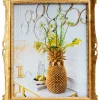 Kare Wanddekoration<Bilderrahmen "Antique" in Gold - (B)25 x (H)30 cm