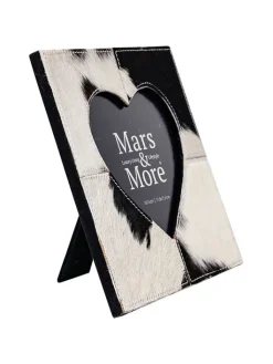 Mars & More Wanddekoration<Bilderrahmen in Schwarz/ Weiß - (B)23 x (H)23 cm