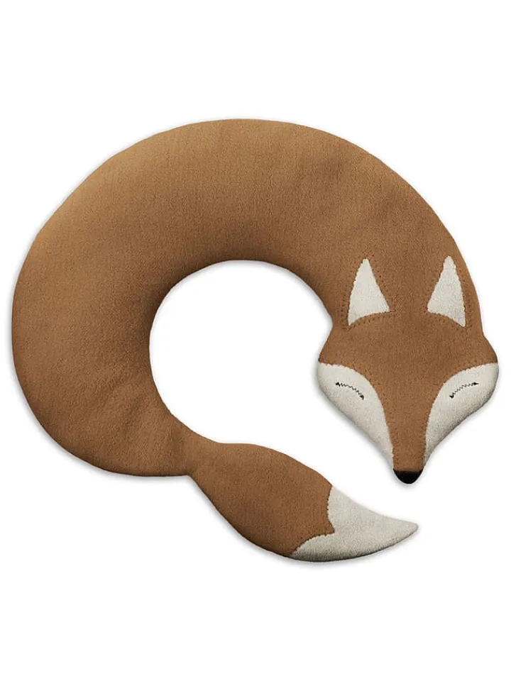 Leschi Kindermöbel|Wärmflaschen & -Kissen<Bio-Körnerkissen "Fuchs Noah" in Hellbraun - (L)50 x (B)4 x (H)10 cm