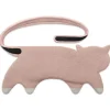 Leschi Wärmflaschen & -Kissen<Bio-Körnerkissen "Katze Coco" in Rosa - (L)40 x (B)4 x (H)14 cm