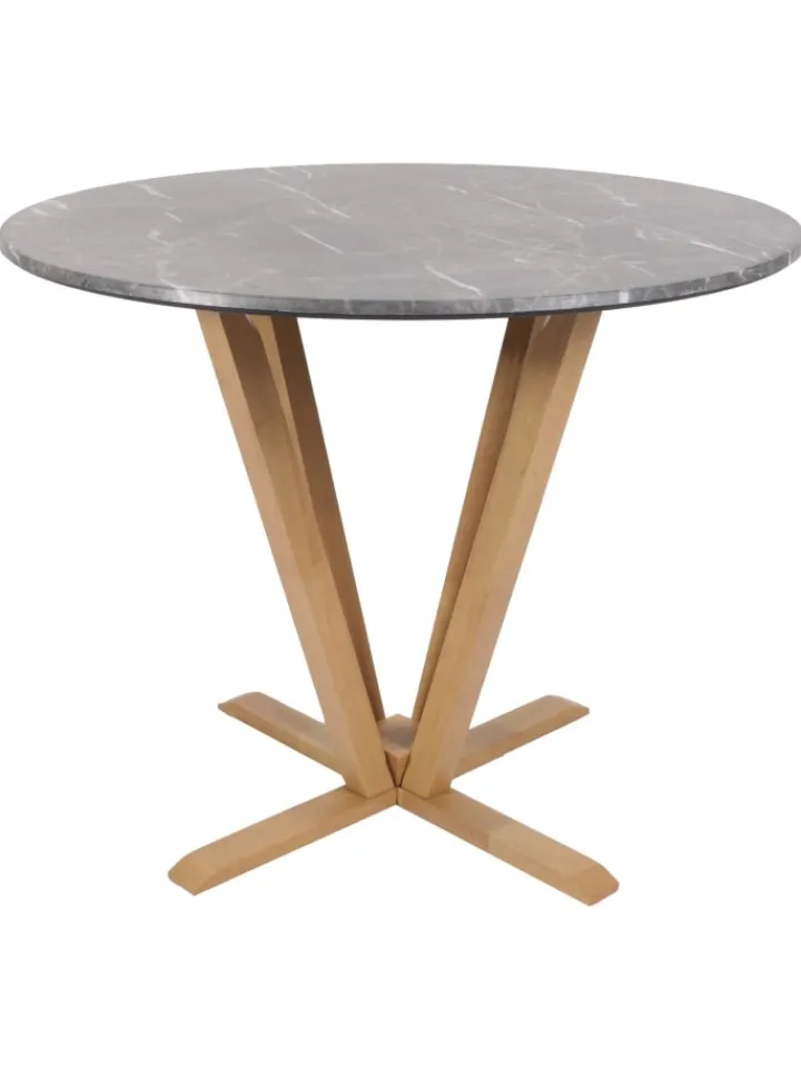 MCW Möbel-Sets<Bistrotisch M56 Massiv-Holz HPL Laminat Melamin