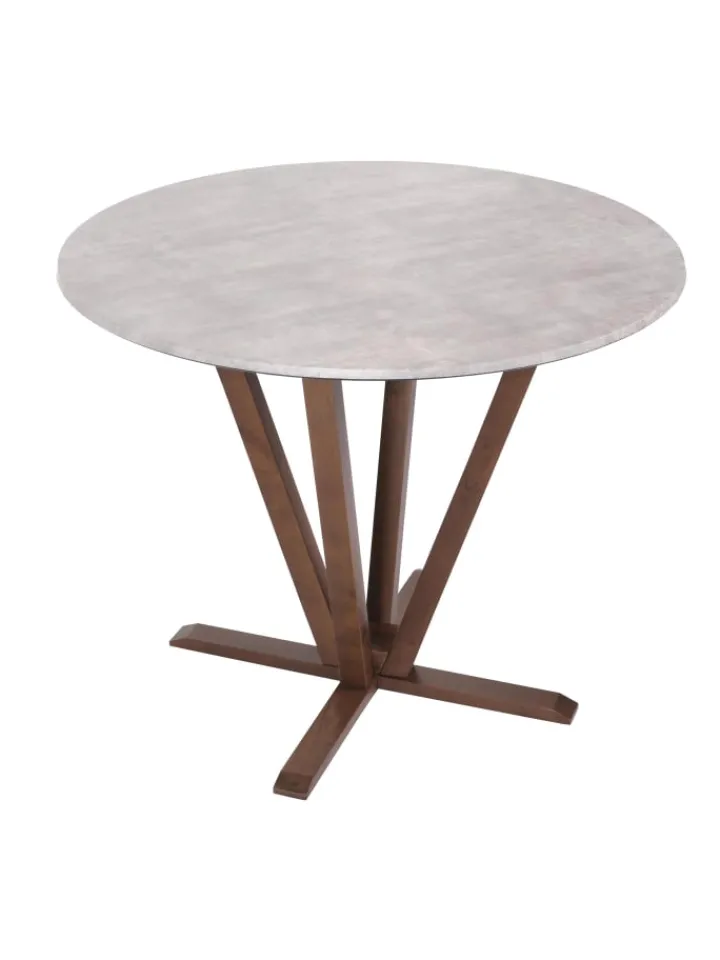MCW Möbel-Sets<Bistrotisch M56 Massiv-Holz HPL Laminat Melamin