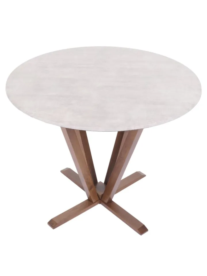 MCW Möbel-Sets<Bistrotisch M56 Massiv-Holz HPL Laminat Melamin