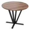 MCW Möbel-Sets<Bistrotisch M56 Massiv-Holz HPL Laminat Melamin