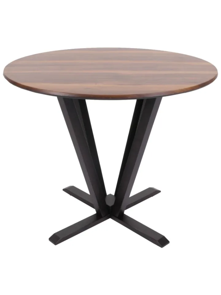 MCW Möbel-Sets<Bistrotisch M56 Massiv-Holz HPL Laminat Melamin