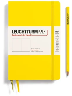 LEUCHTTURM1917 Büro- & Schulbedarf<Blanko Notizbuch in Gelb - B6+