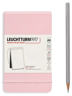 LEUCHTTURM1917 Büro- & Schulbedarf<Blanko Notizbuch in Rosa - A6