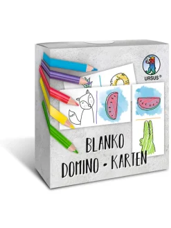 URSUS Partyzubehör & -Dekoration<Blanko-Domino-Karten