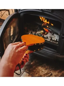 relaxdays Grillen<Blasebalg in Braun/ Schwarz