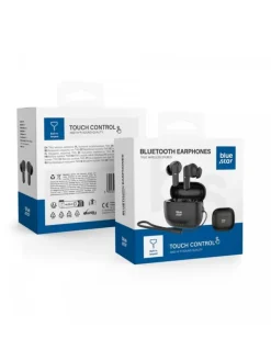 BlueStar Tv & Audio<Bluetooh Kopfhörer in Schwarz kabellose In-Ear-Kopfhörer in Schwarz