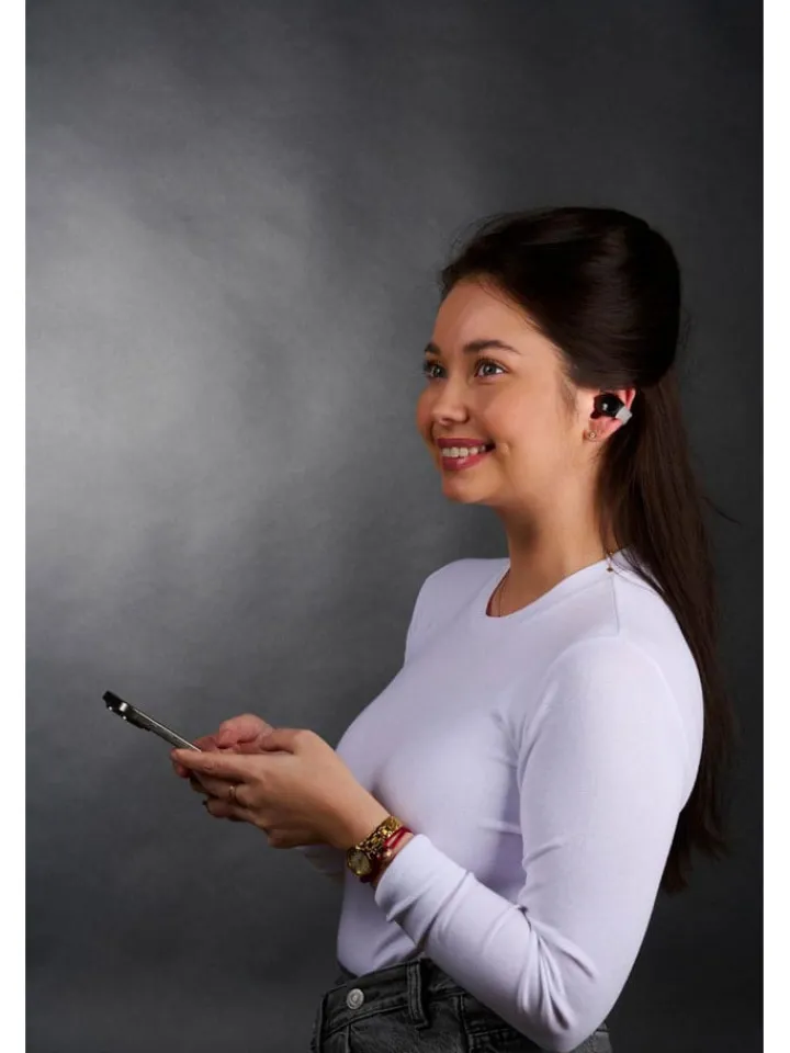 GRUNDIG Tv & Audio<Bluetooth-Clip-on-Kopfhörer in Schwarz