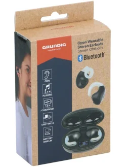 GRUNDIG Tv & Audio<Bluetooth-Clip-on-Kopfhörer in Schwarz