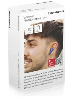 InnovaGoods Tv & Audio<Bluetooth-In-Ear-Kopfhörer in Blau