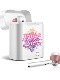 SmartCase Tv & Audio<Bluetooth-In-Ear-Kopfhörer in Weiß/ Roségold