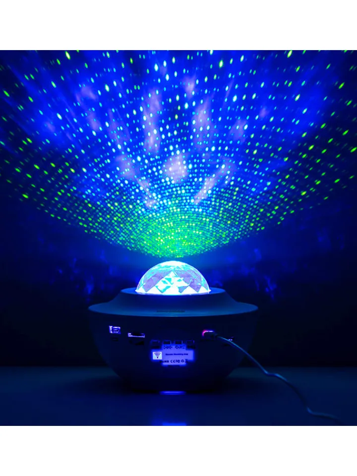 InnovaGoods Tv & Audio<Bluetooth-Lautsprecher mit LED-Leuchte in Weiß - (H)12,5 x Ø 17 cm