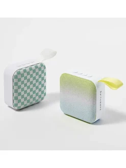 Sunny Life Tv & Audio<Bluetooth-Lautsprecher "Ocean Ombre" in Grün/ Hellblau - (B)6 x (H)3 x (T)6 cm