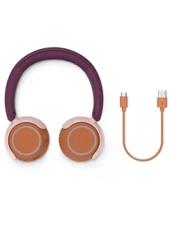 Philips Tv & Audio<Bluetooth-On-Ear-Kopfhörer "TAK4200MP" in Lila/ Hellbraun