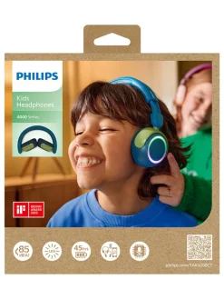 Philips Tv & Audio<Bluetooth-On-Ear-Kopfhörer "TAK4200CT" in Blau