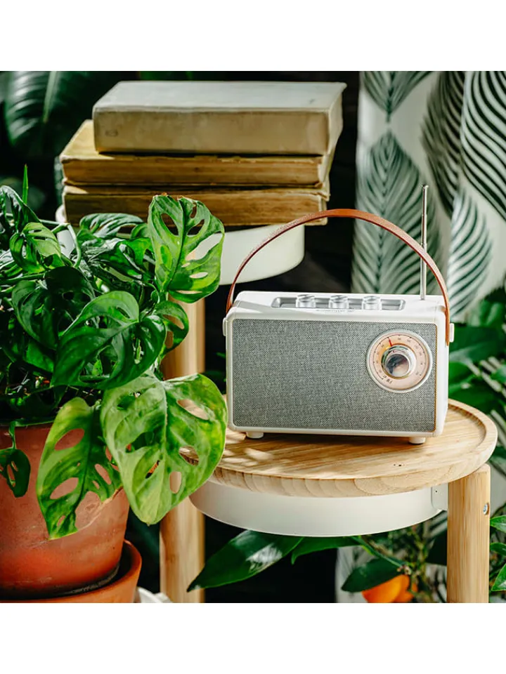 Adler Tv & Audio<Bluetooth-Radio in Weiß