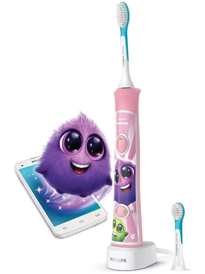 PHILIPS sonicare Technik|Zahn & Mundpflege<Bluetooth-Schallzahnbürste "For Kids" in Rosa