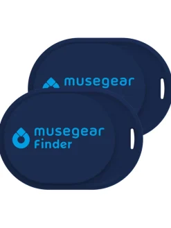 musegear Smarthome & Wetterstationen<Bluetooth-Schlüsselfinder "Finder mini" in dunkelblau - 2er Pack