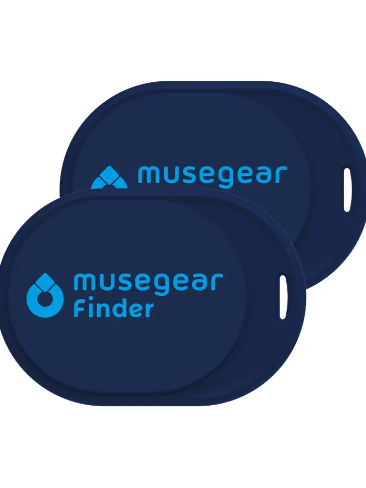 musegear Smarthome & Wetterstationen<Bluetooth-Schlüsselfinder "Finder mini" in dunkelblau - 2er Pack