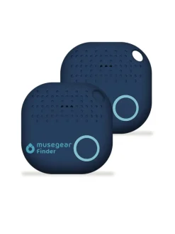 musegear Smarthome & Wetterstationen<Bluetooth-Schlüsselfinder "Finder 2" in dunkelblau 2er Pack
