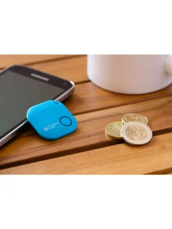 musegear Smarthome & Wetterstationen<Bluetooth-Schlüsselfinder "Finder 2" in hellblau 2er Pack