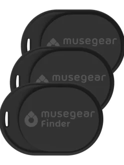 musegear Smarthome & Wetterstationen<Bluetooth-Schlüsselfinder "Finder mini" in schwarz - 3er Pack