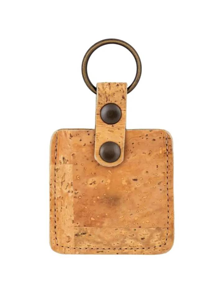 musegear Smarthome & Wetterstationen<Bluetooth-Schlüsselfinder "Finder 2" in brauner Korktasche