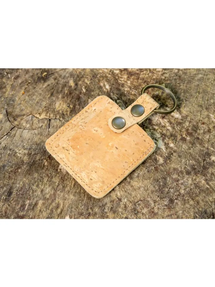 musegear Smarthome & Wetterstationen<Bluetooth-Schlüsselfinder "Finder 2" in brauner Korktasche