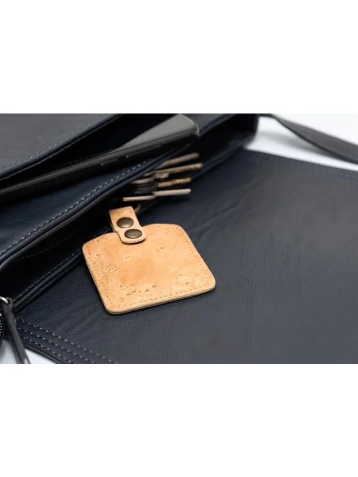 musegear Smarthome & Wetterstationen<Bluetooth-Schlüsselfinder "Finder 2" in brauner Korktasche