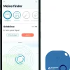 musegear Smarthome & Wetterstationen<Bluetooth-Schlüsselfinder "Finder 2" in hellblau