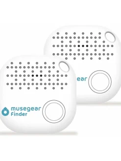 musegear Smarthome & Wetterstationen<Bluetooth-Schlüsselfinder "Finder 2" in weiß 2er Pack