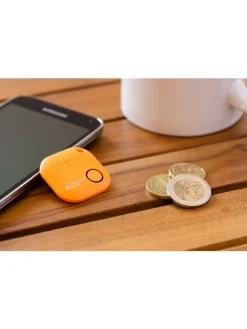 musegear Smarthome & Wetterstationen<Bluetooth-Schlüsselfinder "Finder 2" in orange - 2er Pack