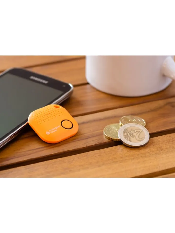 musegear Smarthome & Wetterstationen<Bluetooth-Schlüsselfinder "Finder 2" in orange - 2er Pack