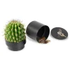 SAX Wohndekoration<Blumentopf-Safe in Schwarz