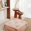 Scandinavia Concept Sitzmöbel<Bodenkissen "Biskuvi" in Rosa - (B)55 x (H)16 x (T)55 cm