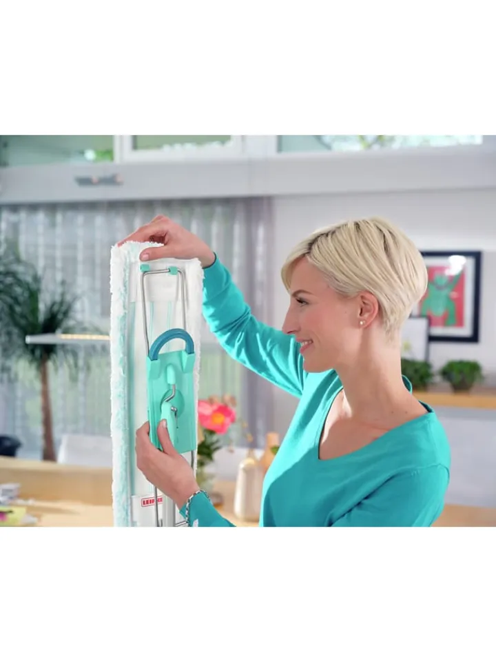 Leifheit Putz- & Waschutensilien<Bodenwischer "Profi XL micro duo" in Türkis