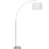 Brilliant Stehleuchten<Bogenstandleuchte 1,8m Clarie ⌀ 36 cm in eisen/weiß