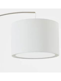 Brilliant Stehleuchten<Bogenstandleuchte 1,8m Clarie ⌀ 36 cm in eisen/weiß